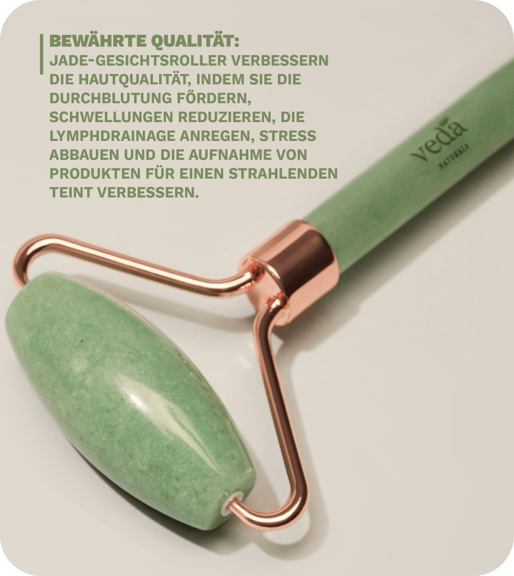 GESICHTSROLLER AUS JADE - Veda Naturals