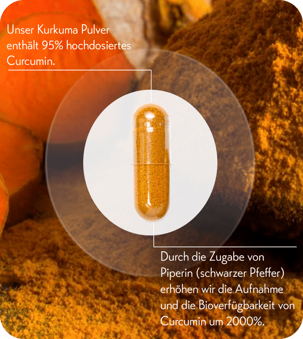 KURKUMA MIT PIPERIN - Veda Naturals